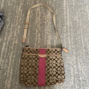 Coach cross body purse